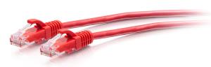 Patch cable Slim - CAT6a - UTP - Snagless - 30cm - Red
