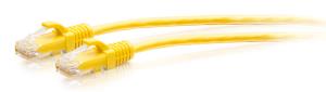 Patch cable Slim - CAT6a - UTP - Snagless - 4.5m - Yellow