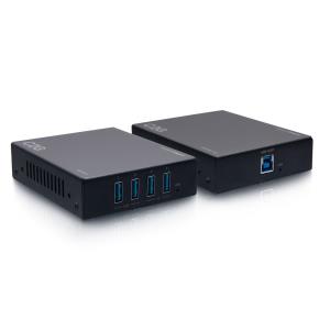 Superbooster 4-Port USB over CAT6a Extender Kit - USB 3.2 Gen1 (5Gbps)