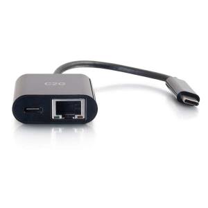 USB-C� to Ethernet Multiport Adapter with Power Delivery up to 60W - Black