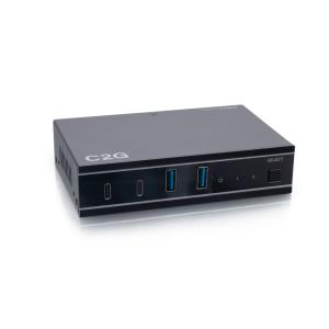 2X4 USB-C Switch with 2 USB-C inputs to 2 USB-C and 2 USB-A Device ports - USB 3.2 Gen 1 (5GBPS)