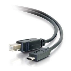 USB 2.0 USB-C to USB-B Cable M/m - Black - 3m