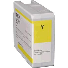 Ink Cartridge - Sjic55(y) For Colorworks Cw-d6500/d6000 (yellow)