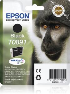 Ink Cartridge - T0891 Monkey - 5.8ml - Black Sec