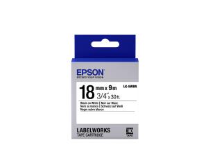 Tape Lk-5wbn 18mm 9m Black/white                                                                    