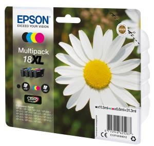 Ink Cartridge - 18xl Daisy - 6.6ml Cyan / Magenta / Yellow - 11.5ml Black
