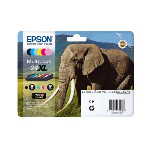 Ink Cartridge - 24xl Elephant 8.7ml - Black For 24series
