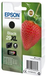 Ink Cartridge - 29xl Strawberry - 11.3ml - Black Sec