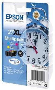 Ink Cartridge - 27xl Alarm Clock - 10.4ml - Cyan/ Menata/ Yellow Sec