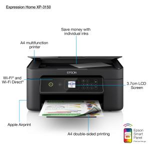 Expression Home Xp-3150 - Flexible Multifuction Printer - Inkjet - A4 - Wi-Fi / USB