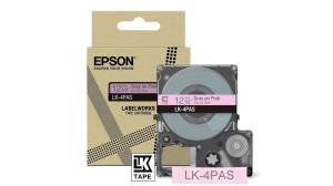 Tape Cartridge - Lk-4pas - 12mm - Pink / Grey 