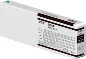 Ink Cartridge - T55k100 - 700ml - Singlepack Ultrachrome Hdx/hd - Photo Black