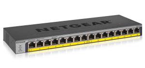 Unmanaged Switch PoE+ GS116LP 16-Port GbE with FlexPoE (76W)