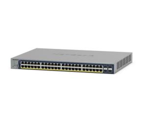 Managed Smart Switch PoE+ GS728TPv3 24-Port GbE with 4 SFP Ports and Cloud Management
