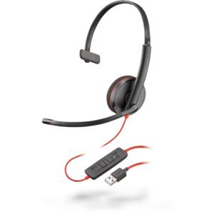 Headset Blackwire C3210 - USB-a - Black - Bulk
