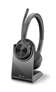 Headset Voyager 4320 Uc - Stereo - USB-a Bluetooth With Charge Stand