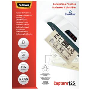 Laminating Pouch A3 125mic 25pk