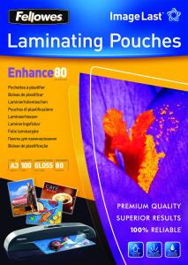 Laminating Pouch A3 80mic 100pk                                                                     