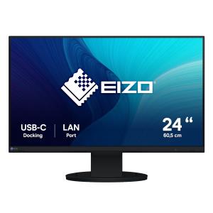 Desktop USB-C Monitor - Flexscan EV2490 - 24in - 1920x1080 (Full HD) - Black - IPS 5ms