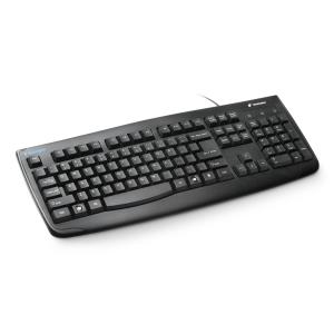 Pro Fit USB Washable Keyboard Wired - Black Azerty - Belgium