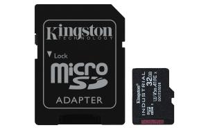 32GB Micro Sdhc Class 10 A1 Pslc Industrial Card Single Pack With Adapter