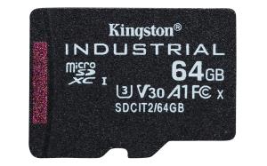 64GB Micro Sdhc Class 10 A1 Pslc Industrial Card Single Pack Without Adapter
