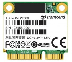 SSD Msa360 32GB MSATA SATA Ill 6gb/s Mlc                                                            