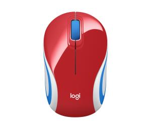 Wireless Mini Mouse M187 Red                                                                        