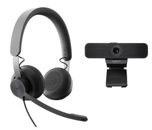 KIT / C925e Webcam + Zone Wired Teams Headset USB-C / USB-A UC Black