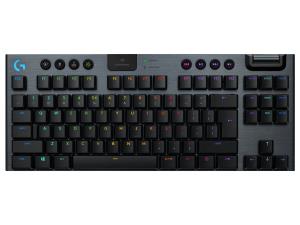G915 Tkl Tenkeyless Lightspeed Wireless RGB Mechanical Gaming Keyboard Carbon Qwerty US/Int'lernational Clicky