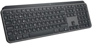 MX Keys Wireless Illuminated Rechargeable Keyboard Graphite Qwertz Suisse