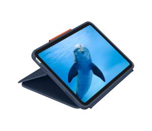 Rugged Combo 4 Touch For iPad 10thgen Classic Blue Qwerty It