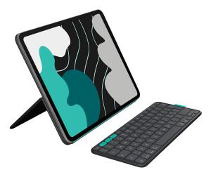 Flip Folio Graphite - iPad Pro 13-in (M4) iPad Air 13-in (M2 & M3) - Qwertz Deutsch