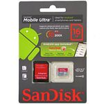 Micro Sdhc Ultra Class 10 With Adapter - 16GB