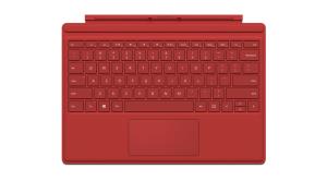 Surface Pro 4 Type Cover - Red - Azerty French