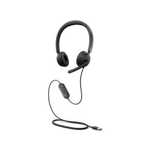 Modern USB Headset For Business - Black - USB Type A
