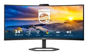 Desktop USB-c Monitor - 34e1c5600he - 34in - 3440x1440 - Wqhd With Windows Hello Webcam