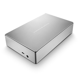 Lacie Porsche Design Desktop Drive 4TB USB 3.1 3.5in Type C Grey                                    