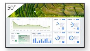 Smart Tv 50in Bravia Pro Fw-50bz30l LCD Professional Display 4k Hdr  Frame DIMMing With Airplay And Chromecast With Bravia Sv