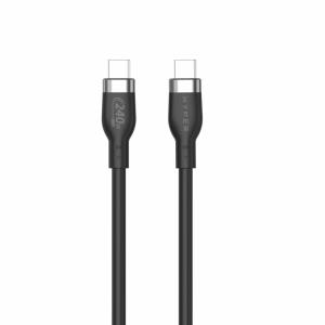 Hyper Silicone 240w USB-c Charging Cable 1m - Black