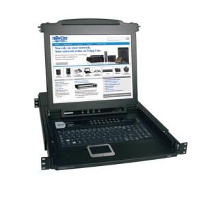 TRIPP LITE Netdirector 1u Rackmount Console KVM Switch 16-port With 17in LCD
