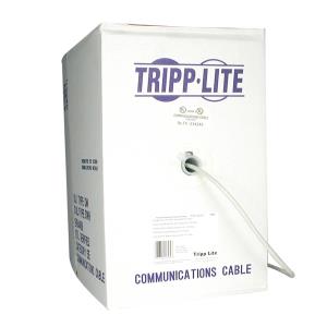 TRIPP LITE Bulk Solid-Core PVC Outdoor-Rated Cable - Cat 5e - 305m - Grey