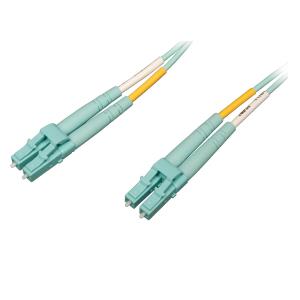 TRIPP LITE 10Gb/100GB Duplex Multimode 50/125 OM4 LSZH Fiber Patch Cable (LC/LC) - Blue 2M (6-ft.)
