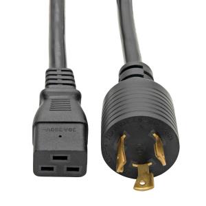 TRIPP LITE Heavy-Duty Power Extension Cord 20A 12AWG (IEC-320-C19 to NEMA L6-20P) 6-ft 1.8m