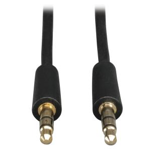 TRIPP LITE 3.5mm Mini Stereo Audio Cable for Microphones Speakers and Headphones (M/M) 15-ft 4.6m