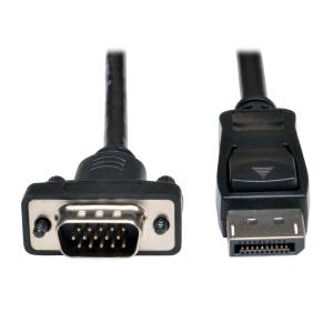 TRIPP LITE DisplayPort to Active VGA Cable Displayport with Latches to HD-15 Adapter (M/M) 6-ft 1.8m