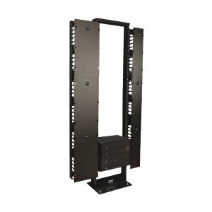 TRIPP LITE SmartRack 12in Width High Capacity Vertical Cable Manager - Double finger duct with cover