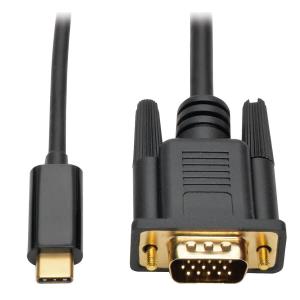 TRIPP LITE USB C to VGA Adapter Cable (M/M) 1920 x 1200 (1080p) 3ft 91cm