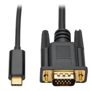 TRIPP LITE USB C to VGA Adapter Cable (M/M) 1920 x 1200 (1080p) 6ft 1.8m