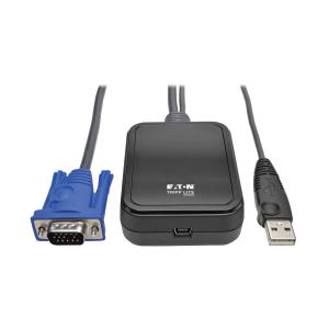 TRIPP LITE KVM Console to USB 2.0 Portable Laptop Crash Cart Adapter with File Transfer and Video Capture